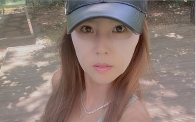 '주영훈♥' 이윤미, 얼굴에 뭘 붙인거야? 이 와중에 탄탄한 몸매 [TEN★]