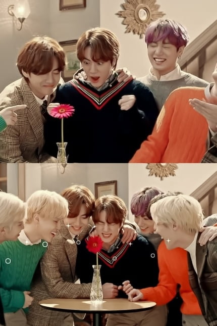 방탄소년단 진, 광고현장에서 시든 꽃도 피어나게 하는 연기 장인