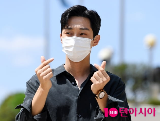 [TEN 포토] 진영 '드라마 홍보하러 왔어요'