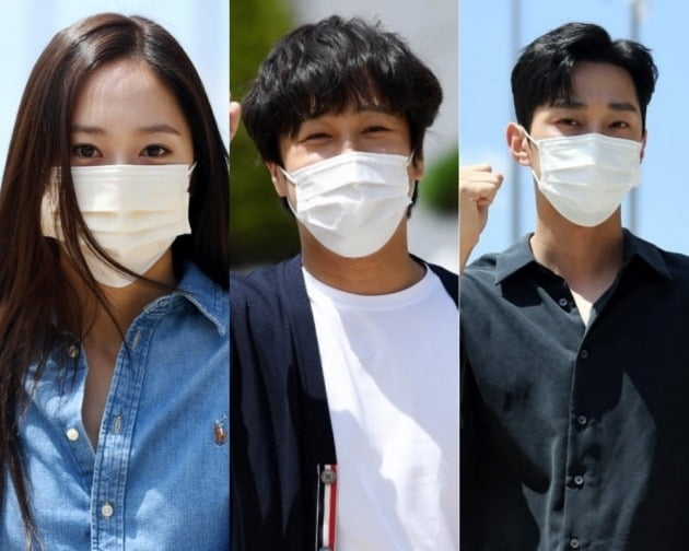 정수정(왼쪽), 차태현, 진영./사진=텐아시아 DB