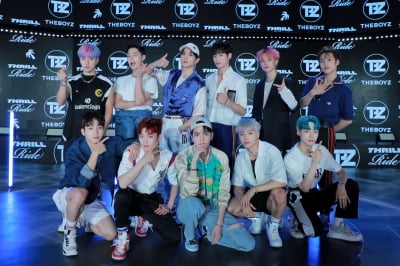 더보이즈 "1년만 컴백, 기쁘고 설레…'스릴' 속 여러 감정 노래했다"