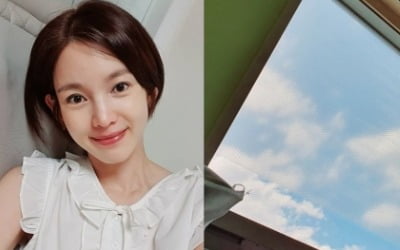 '코로나19 치료 중' 정가은 "병실 밖 하늘은 맑음" [TEN★]
