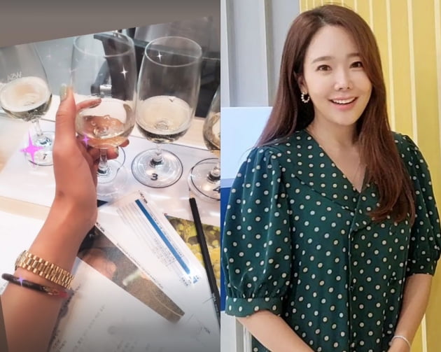 '백종원♥' 소유진, 명품L사 팔찌 하고 와인클래스 "샴페인 마시고파" [TEN★]