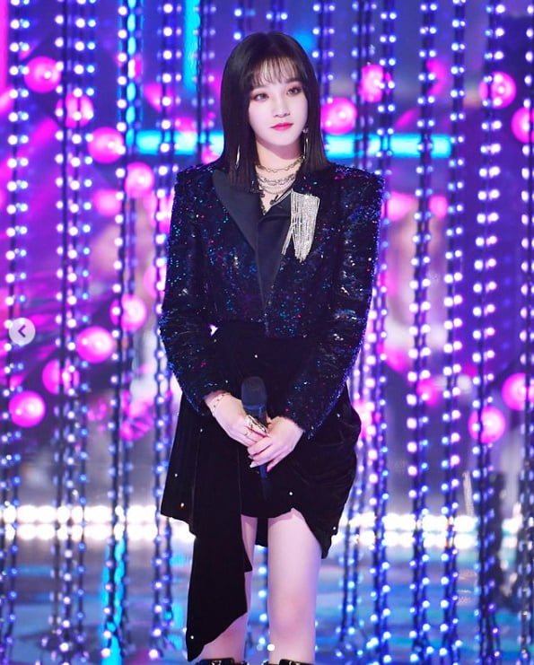 (여자)아이들 우기, 혼자여도 꽉 찬 존재감...예쁜게 체질[TEN★]