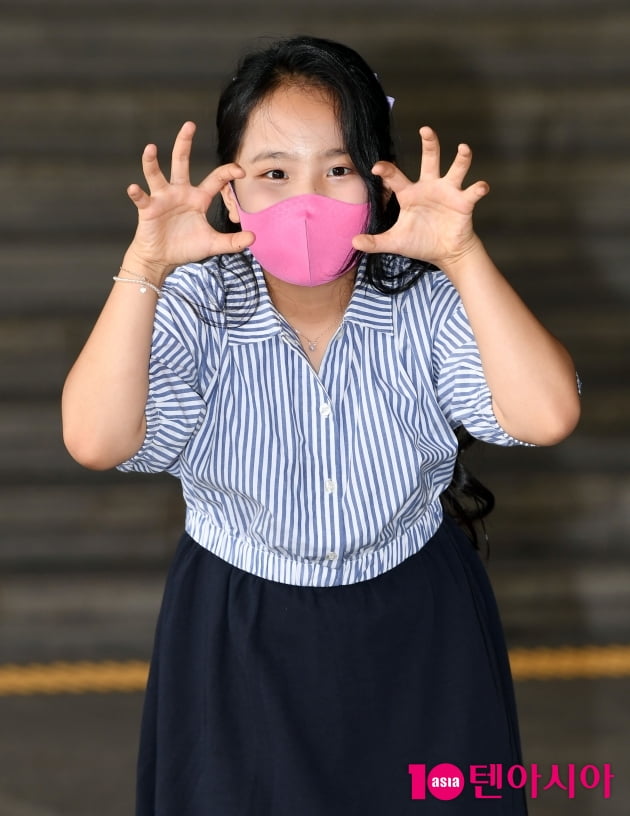 [TEN 포토] 미스트롯2 김태연 '판소리 신동 아침마당 방송 마치고'