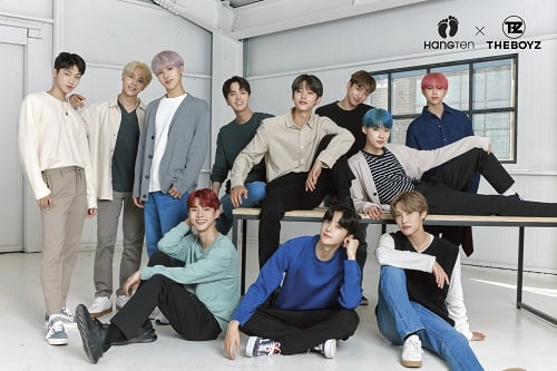 더보이즈(THE BOYZ), 캐쥬얼 브랜드 행텐 전속모델로 선정