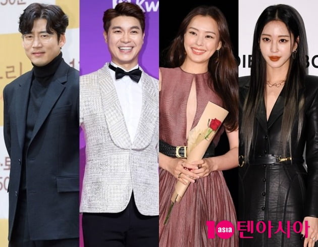 윤계상(왼쪽부터), 박수홍, 이하늬, 한예슬 / 사진=텐아시아DB