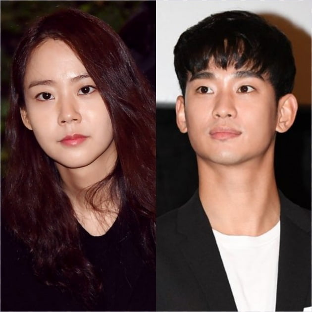 배우 한승연(왼쪽), 김수현./사진=텐아시아 DB