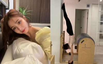 신세경, 몸매 비결은 필라테스? 고난도 동작 완벽 소화 [TEN★]