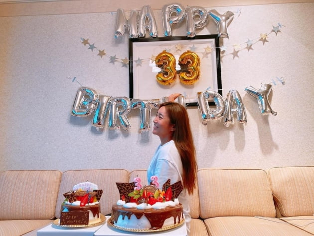 '결혼 3년 차' 이보미, ♥이완 없이 "격리 중 생일"…미소 잃지 않았네 [TEN★]