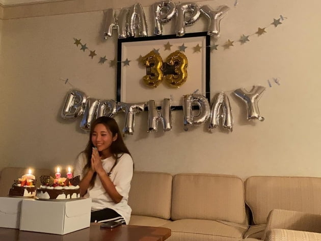 '결혼 3년 차' 이보미, ♥이완 없이 "격리 중 생일"…미소 잃지 않았네 [TEN★]