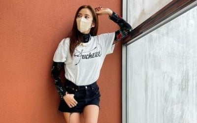 '5kg 감량' 손담비, 인형이 따로 없네…넘사벽 다리 길이 [TEN★]