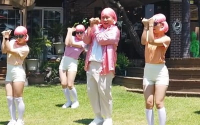 문세윤, '은근히 낯가려요' MV 촬영…라비, "형 좀 부은 듯"→폭풍 칭찬
