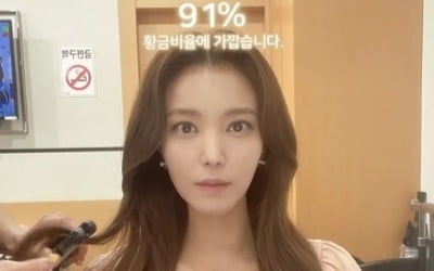 '백도빈♥' 정시아, "91% 황금비율" 9% 모자라 더 아름다운 애둘맘 [TEN★]