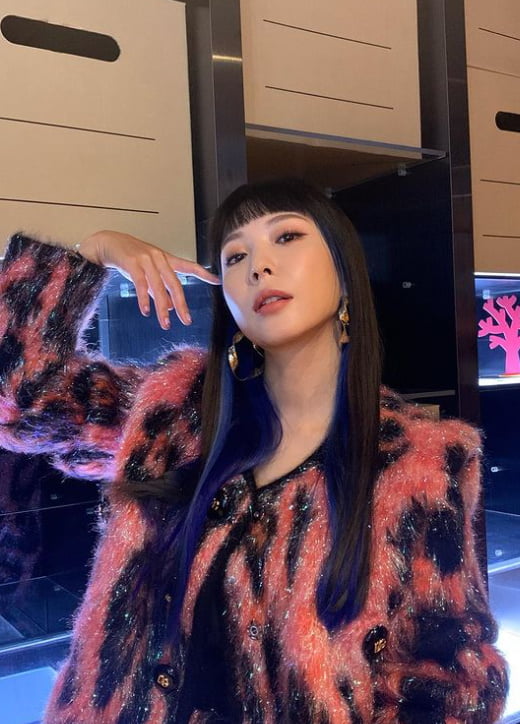 보아, 벌써 털옷? 뱅 헤어랑 만나니 유니크한 매력 폭발 [TEN★]
