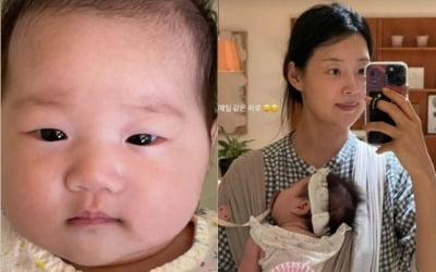 '6살 연상 검사♥' 한지혜, 첫딸은 아빠 얼굴? "신랑 똑 닮았대요" [TEN★]