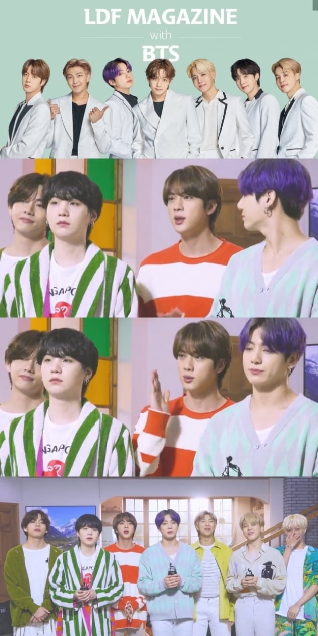 방탄소년단 진, 화보 현장을 덮은 팔색조의 매력의 매력美 발산