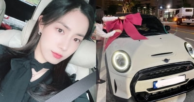 '류효영' 정우연, 외제차 차주 됐다 "붕붕아 잘 부탁해" [TEN★]
