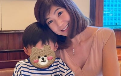 '홍콩 금융맨♥' 강수정, 회원제 레스토랑에서 7살 아들 생일파티 "기특해" [TEN★]
