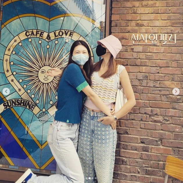 '골때녀' 한혜진, 김진경과 구척장신 우정...대박나세요[TEN★]