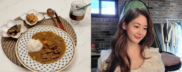 '쌍둥이 임신' 성유리, 남편없이 혼밥중?...금손 요리실력도 닮겠네[TEN★]