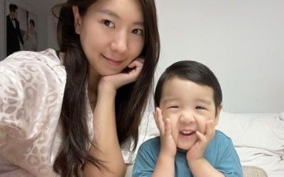 이필모♥서수연 24개월 아들, 2대8 가르마 하니 아빠 판박이 "표정도 다양" [TEN★]