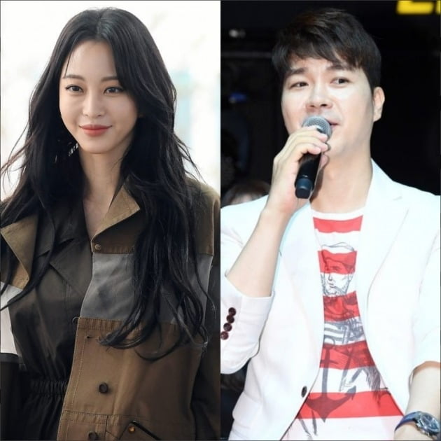 배우 한예슬(왼쪽), 방송인 박수홍./사진=텐아시아DB