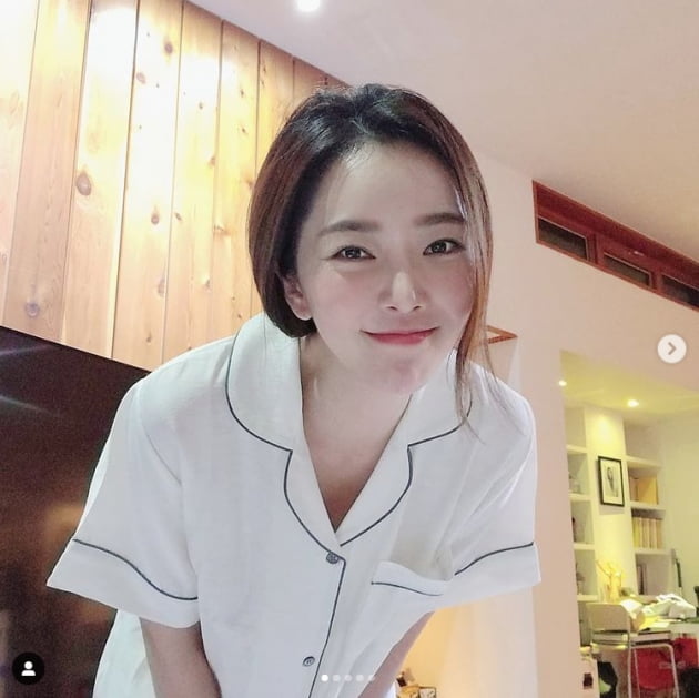 '심리섭♥' 배슬기, 잠옷 입고 꿀 떨어지나?..."야밤에 너무 신난거지"[TEN★]