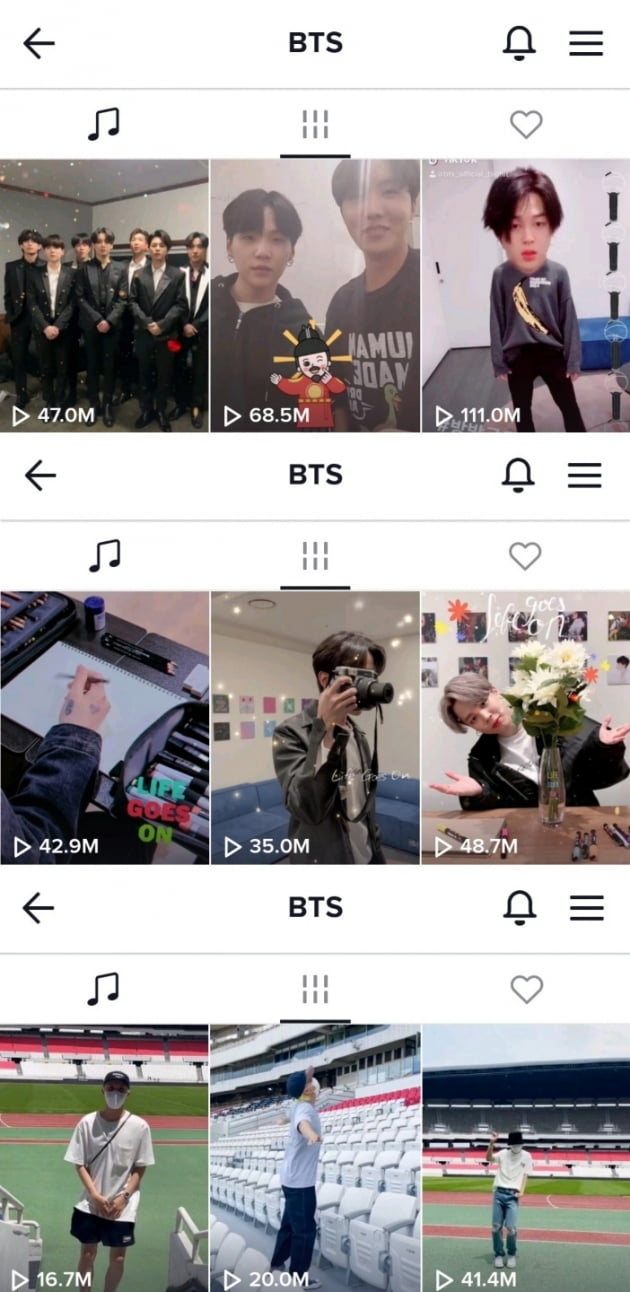'K팝은 몰라도 JIMIN은 안다' 방탄소년단 지민, .. 틱톡 휩쓴 신기록 행진