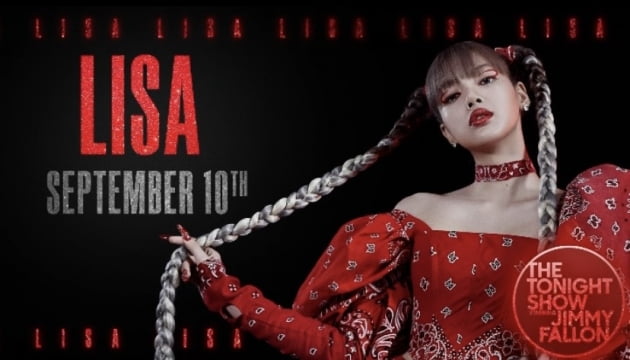 [공식]블랙핑크 리사  美 NBC '지미 팰런쇼'로 솔로 컴백 