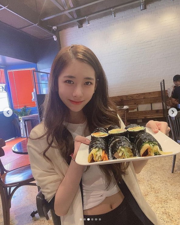 박찬민 딸 박민하, 완벽한 청순미모...크롭티에 개미허리[TEN★]