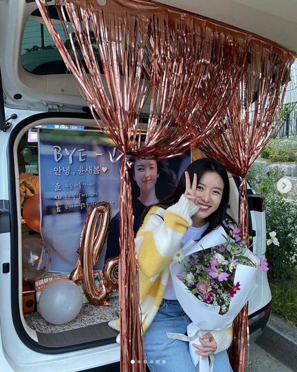 한효주, '해피니스' 촬영종료..BYE 안녕 윤새봄[TEN★]
