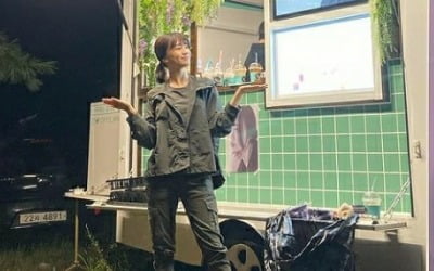 '류수영♥' 박하선, 남편 말고 누구에게 커피차 받았나 [TEN★]