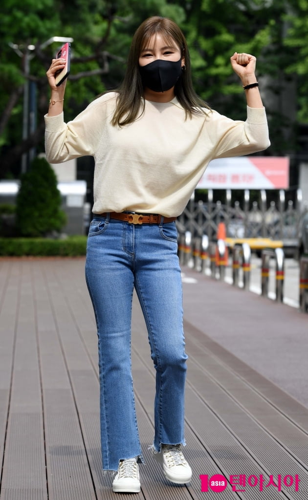 [TEN 포토] 송가인 '자가격리후...건강합니다'