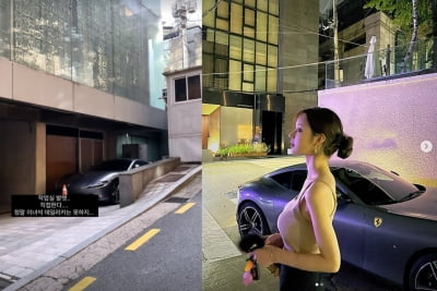 야옹이 작가, F사 3억 슈퍼카 로마 발렛 없이 직접 주차[TEN★]