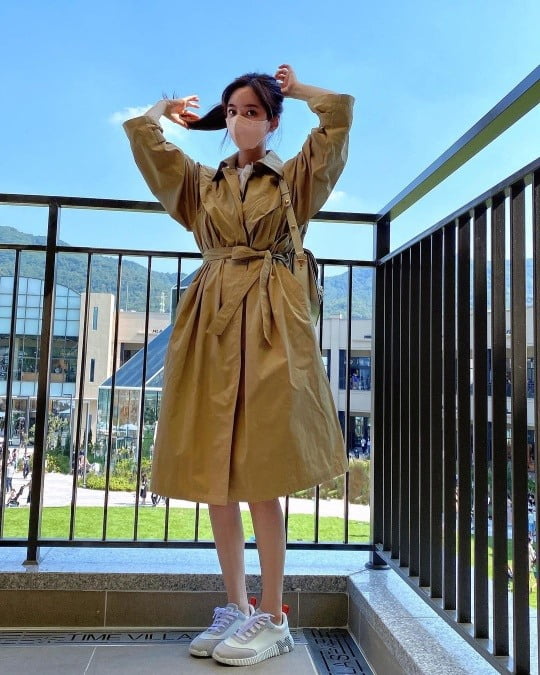 "가을가을"…진세연, 멋 좀 부렸네…트렌치코드 '찰떡' [TEN★]