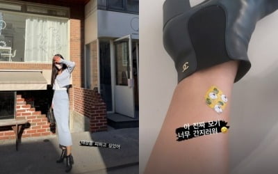 '39세 애셋맘' 김성은, 아직 덥지만 명품C사 부츠 신고 신사동 나들이…마네킹 몸매 [TEN★]