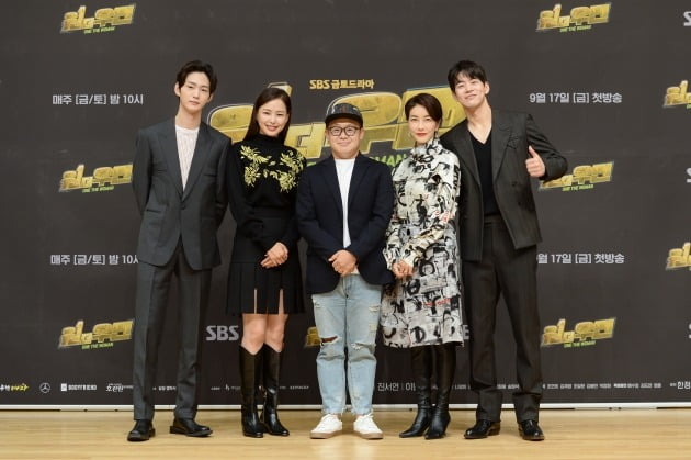 '원더우먼' 이원근 이하늬 최영훈 감독 이상윤 진서연/ 사진=SBS 제공