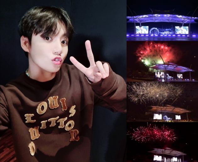 방탄소년단 정국 '초특급' 생일 불꽃 축제→한강 밤하늘 3분간 수 놓아 '화려한 장관'