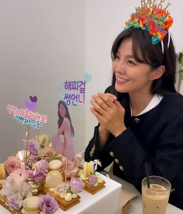 '정조국♥' 김성은 "30대 마지막 생일, 아무도 모르게 지나가려 했는데" 꽤나 왁자지껄 [TEN★]