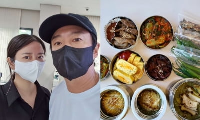 '이수근♥' 박지연, 전복죽에 버터구이까지…애정 듬뿍 도시락 내조 [TEN★]