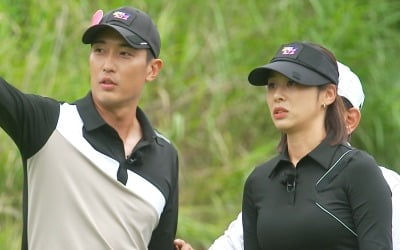 장신영, ♥강경준과 골프 치다 눈물…"육아로 바빠서 오랜만에 나와" ('공치리')