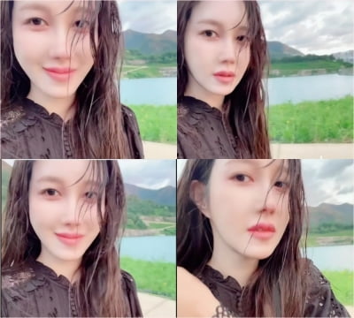 '펜트하우스' 이지아, 촉촉히 젖은 머리로 "Good bye"… 심수련에게 하는 말? [TEN★]