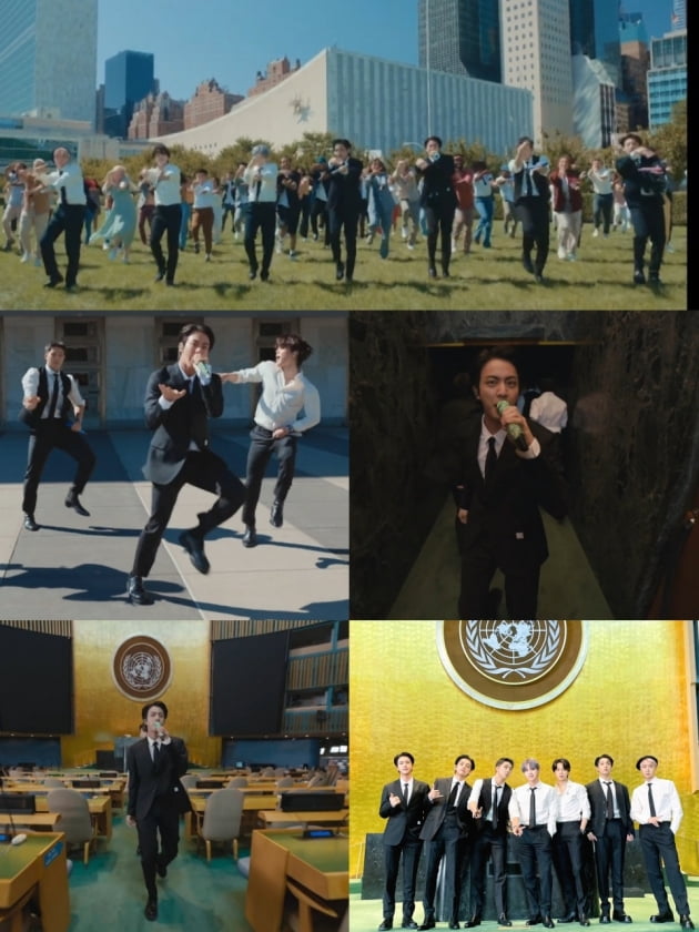 '특사' 방탄소년단 진, UN총회서 희망의 메시지…"'로스트' 아니라 '웰컴' 제너레이션"