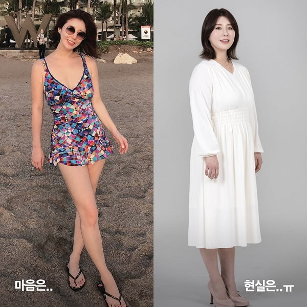 '출산 뒤 71kg' 가수 나비...'박스티 원피스 지겨워' 다이어트 선언[TEN★]