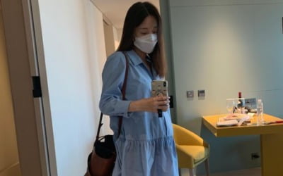 '임신 7개월' 이지혜, 늘씬한 몸에 배만 볼록…눈에 띄는 D라인 [TEN★]