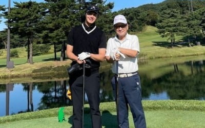 정일우, 이순재와 골프 치는 사이? "선생님과 라운딩해서 행복" [TEN★]