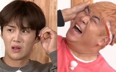 '1박2일' 장어 걸린 쟁탈전, 머리카락 뽑힌 피해자는?