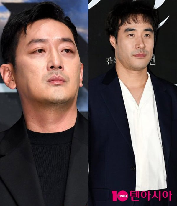 배우 하정우(왼쪽), 배성우 / 사진=텐아시아DB