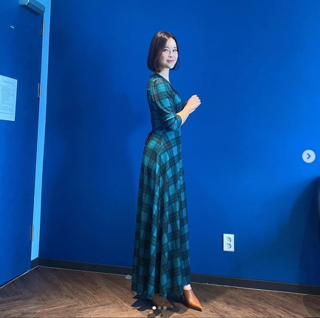 '정석원♥' 백지영, 싱그러운 미소...옷맵시 살리는 몸매[TEN★]